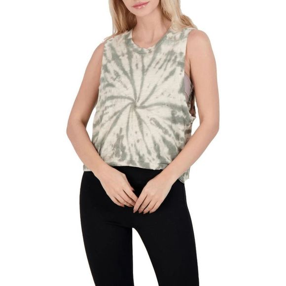 FP Movement Tops - Free People Love Tank Tie Dye ARMY AFTERGLOW